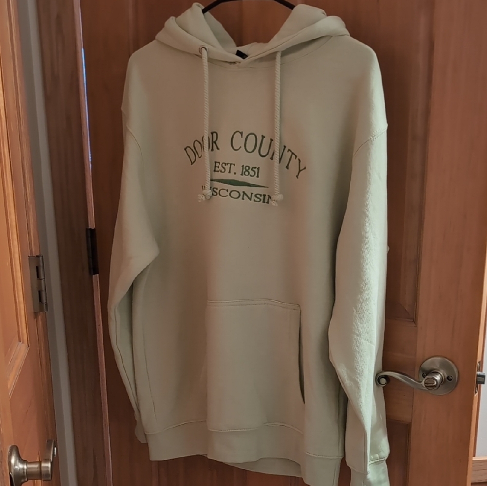 Women's Cream Hoodie Sweatshirt